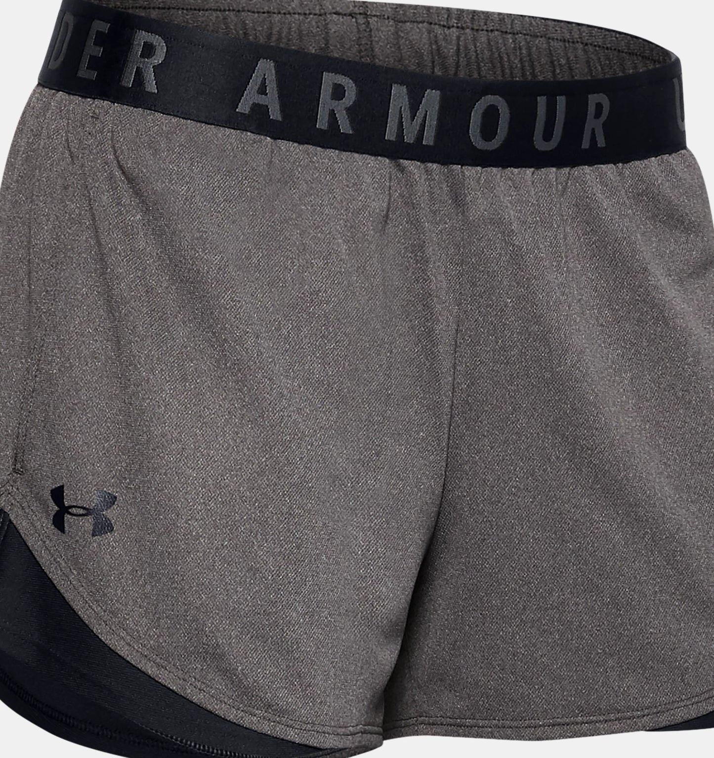 Under Armour Womens Play Up Short 3.0 - Carbon Heather/Black