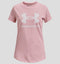 UA Girls Sportstyle Graphic Short Sleeve Tee - Pink