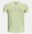 Under Armour Boys' Tech™ Split Logo Hybrid Short Sleeve - Phosphor Green