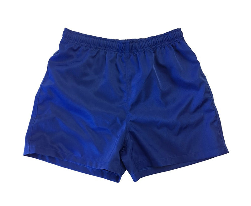 Silver Fern Rugby Shorts - Royal Blue
