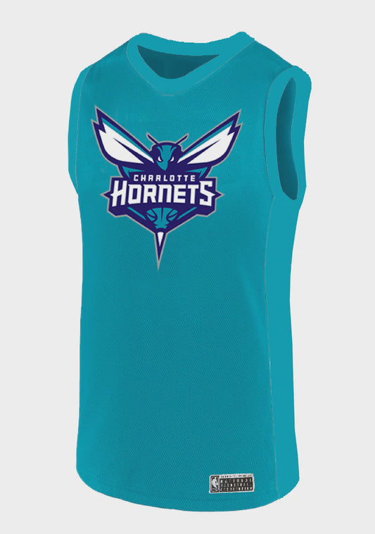 NBA Essentials Mens Hornets Name & Number Basketball Tank
