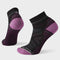 Smartwool Womens Hike Light Cushion Ankle Socks - Black