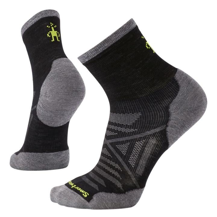 Smartwool Mens PHD Run Light Elite Crew Socks -Black