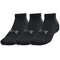 Under Armour Unisex Essential Lightweight Low Cut Socks - Black