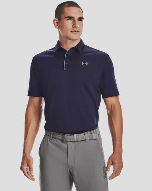 Under Armour Mens Tech Polo-Academy/Grey