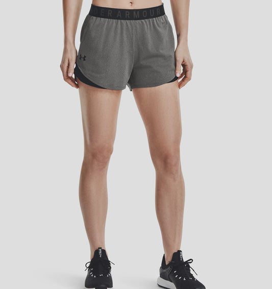 Under Armour Womens Play Up Short 3.0 - Carbon Heather/Black