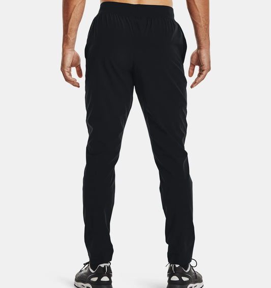 Under Armour Mens Stretch Woven Pant - Black