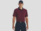 Under Armour Mens Performance Polo-Maroon Stripe/Navy