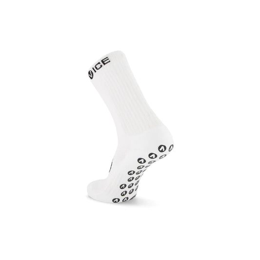 Vice Sport Grip Socks - White Crew
