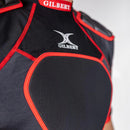 Gilbert XP 300 Shoulder Pads - Black/Red