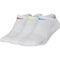 Nike Womens Everyday Cushioned Training No Show Socks (3 pairs)- White