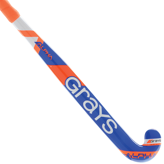 Grays Aplha Maxi Hockey Stick- Blue/Orange