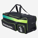 Kookaburra Pro 3.0 Cricket Wheelie Bag - Black/Lime