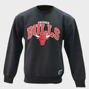 NBA Essentials Chicago Bulls Arch Logo Crew - Black