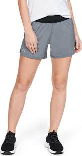 Under Armour Womens Launch Go All Day Short- Black/Heather