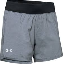Under Armour Womens Launch Go All Day Short- Black/Heather