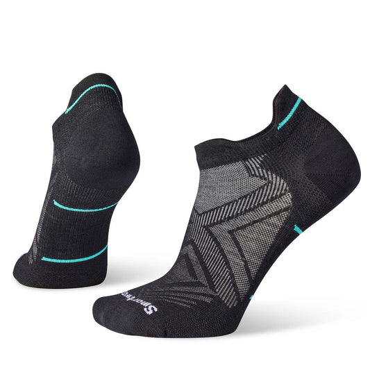 Smartwool Womens Run Zero Cushion Low Ankle Socks - Black