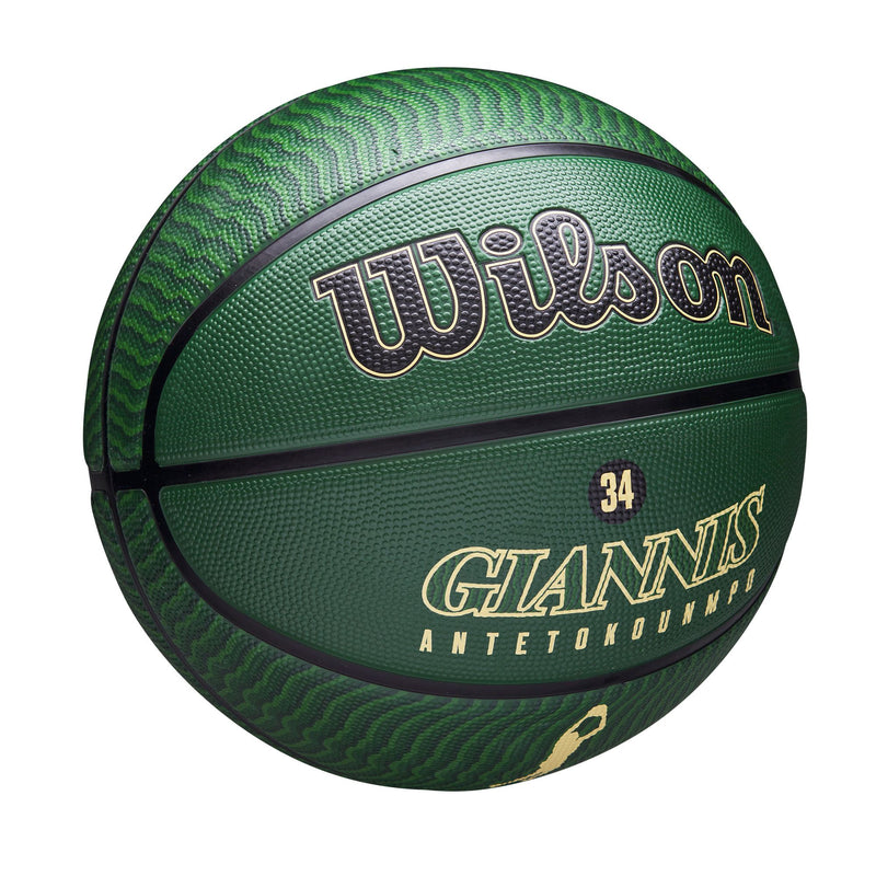 Wilson NBA Player Icon Outdoor Basketball - Giannis Antetokounmpo