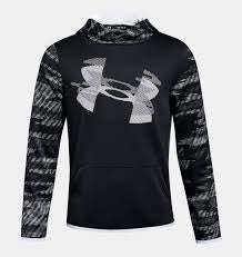 Under Armour Kids  Armour Fleece Hoody- Black