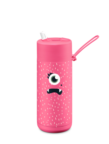 Frank Green Franksters Piper Ceramic Reusable Cup 16oz / 475ml - Neon Pink