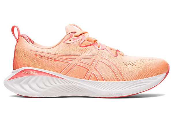 Asics Women s Gel Cumulus 25 D Summer Dune Light Orange Otago Sports Depot