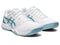 Asics Womens Gel Dedicate 7 (Hardcourt) Tennis Shoe - White/Smoke Blue