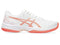 Asics Womens Gel-Game 9 Netball Shoes - White/Sun Coral