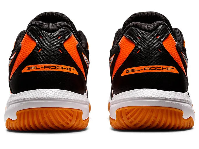 Asics Mens Gel Rocket 10 - Black/Shocking Orange