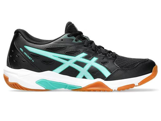 Asics Womens Gel Rocket 11 - Black/Illuminate Mint