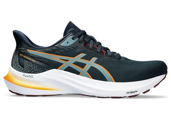 Asics Mens GT 2000 12 (2E) - French Blue/Foggy Teal