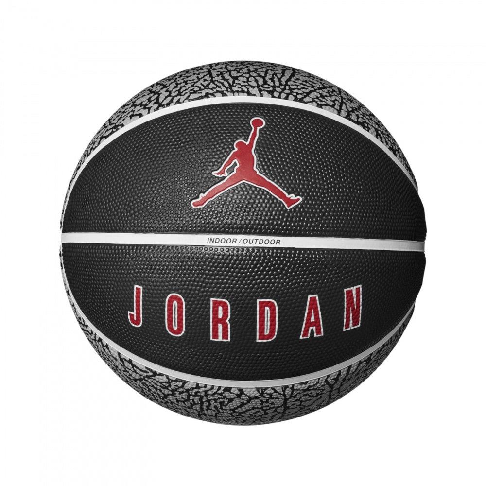 Nike Jordan Playground 2.0 8P Basketball - Grey/Black/White/Red - Size 7
