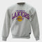 NBA Essentials LA Lakers Arch Logo Crew - White Marl