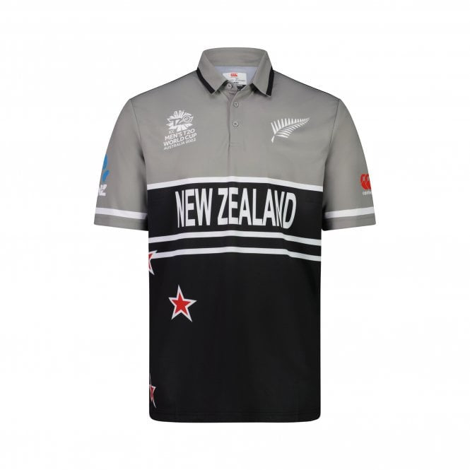 CCC Mens New Zealand Cricket Replica T20 World Cup Shirt