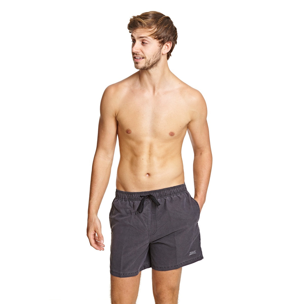 Zoggs Mens Mosman Swim Short - Charcoal