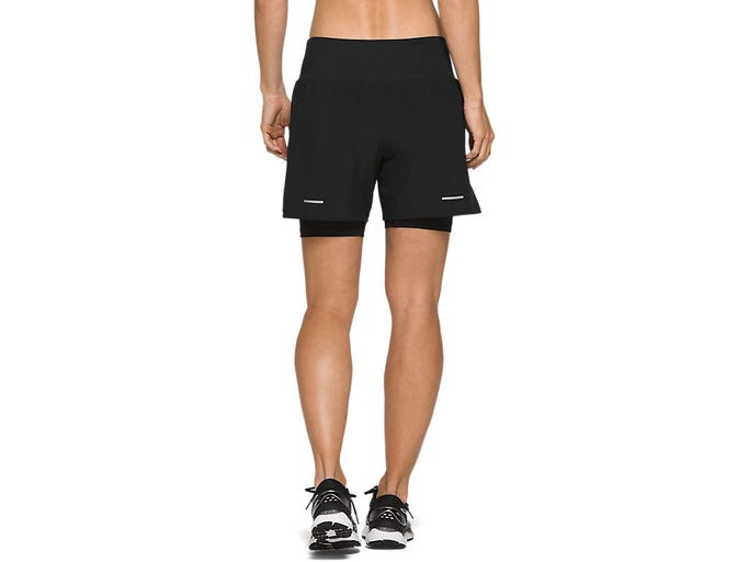 Asics Women's Road 2 in 1 5.5 Inch Shorts - Black
