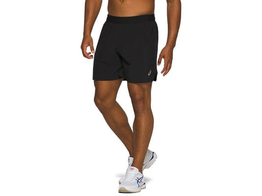 Asics Mens 7 Inch Road Short - Black