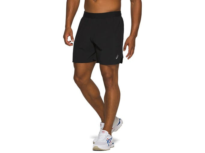 Asics Mens 7 Inch Road Short - Black